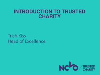 Introduction to trusted charity