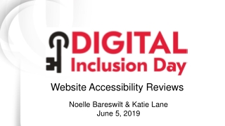 Website Accessibility Reviews 