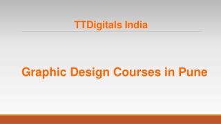 Graphic Design Courses in Pune - TTDigitals