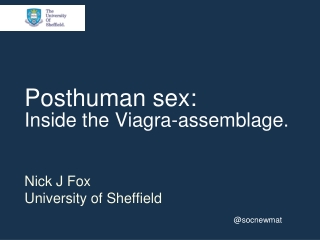 Posthuman sex: Inside the Viagra-assemblage.