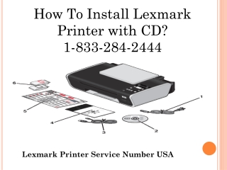 Lexmark Printer Service Number 1-833-284-2444 Technical Support USA
