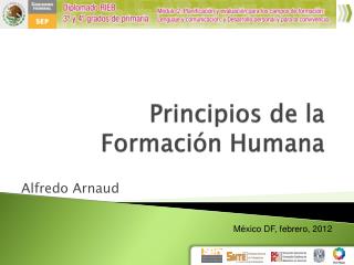 Principios de la Formación Humana