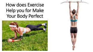 How does Exercise Help you for Make Your Body Perfect