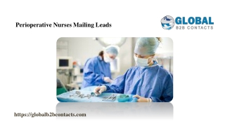 Perioperative Nurses Mailing Leads