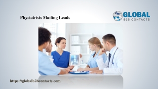 Physiatrists Mailing Leads