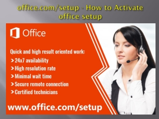 office.com/setup - How to Activate office setup