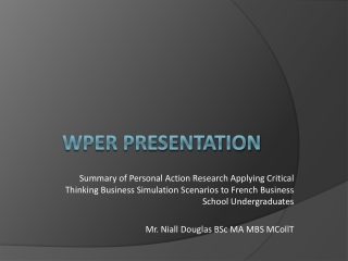 WPER Presentation