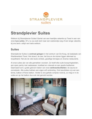 Strandplevier Suites