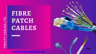 Fibre Patch Cables - FruityCables