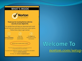 Download And Install Norton Setup