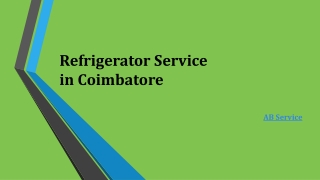 Refrigerator Service in Coimbatore