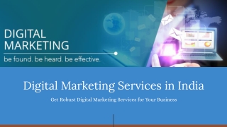 Digital Marketing Services in India