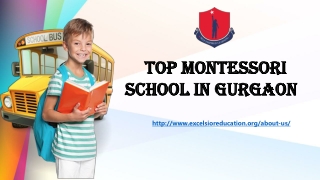 Top Montessori School in Gurgaon