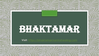 Bhaktamar