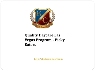 Quality Daycare Las Vegas at Nevada