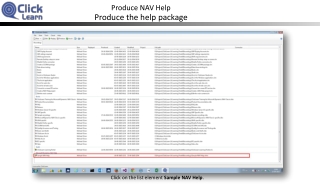 Produce NAV Help