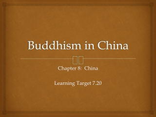 Buddhism in China