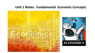 Unit 1 Notes: Fundamental Economic Concepts