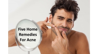 Five home remedies for Acne