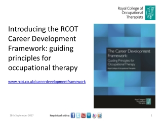 Introducing the RCOT Career Development Framework: guiding principles for occupational therapy