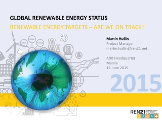 Global Renewable Energy Status