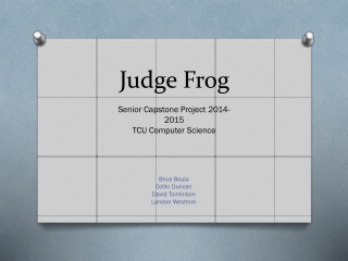 Judge Frog