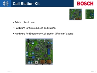 Hardware for Custom build call station