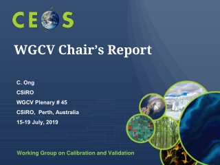 WGCV Chair’s Report