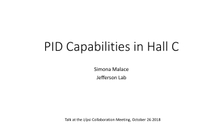 PID Capabilities in Hall C