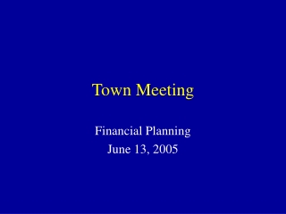 Town Meeting