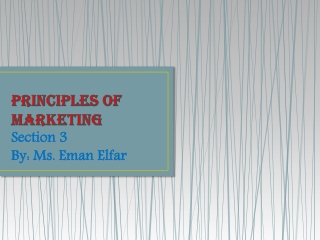 Principles of Marketing