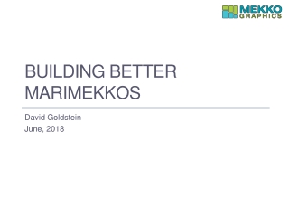 Building better marimekkos