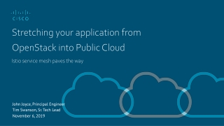 Stretching your application from OpenStack into Public Cloud