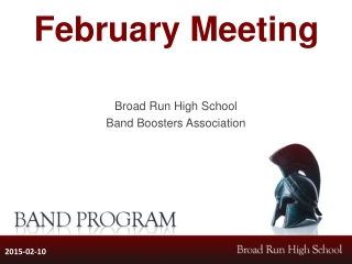 February Meeting