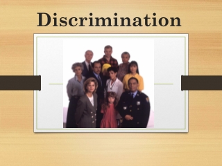 Discrimination