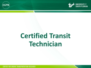 Certified Transit Technician