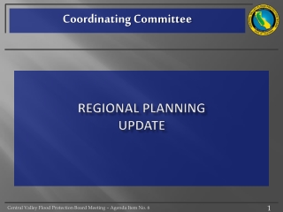 Regional Planning update