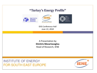 A Presentation by Dimitris Mezartasoglou Head of Research, ΙΕΝΕ INSTITUTE OF ENERGY
