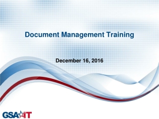 Document Management Training