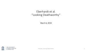 Eberhardt et al. “Looking Deathworthy ”