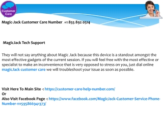 1 855 892 0514 MagicJack Customer Service chat MagicJack Customer Care live agent