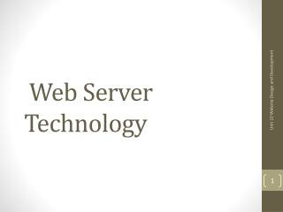 Web Server Technology