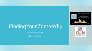 Finding Your Zonta Why