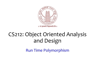 CS212: Object Oriented Analysis and Design