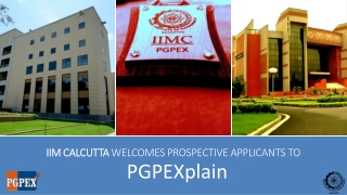 IIM Calcutta welcomes prospective applicants to