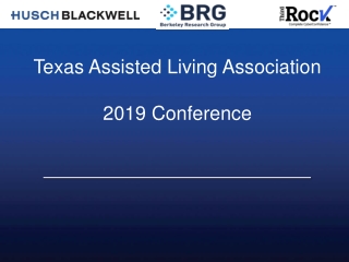 Texas Assisted Living Association 2019 Conference