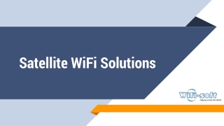 Satellite WiFi Solutions