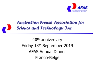 Australian French Association for Science and Technology Inc.