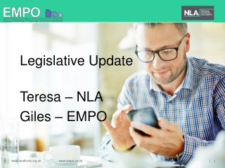 Legislative Update Teresa – NLA Giles – EMPO