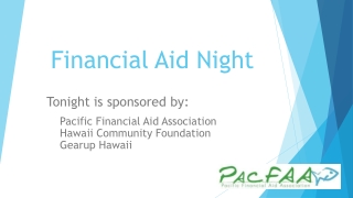 Financial Aid Night